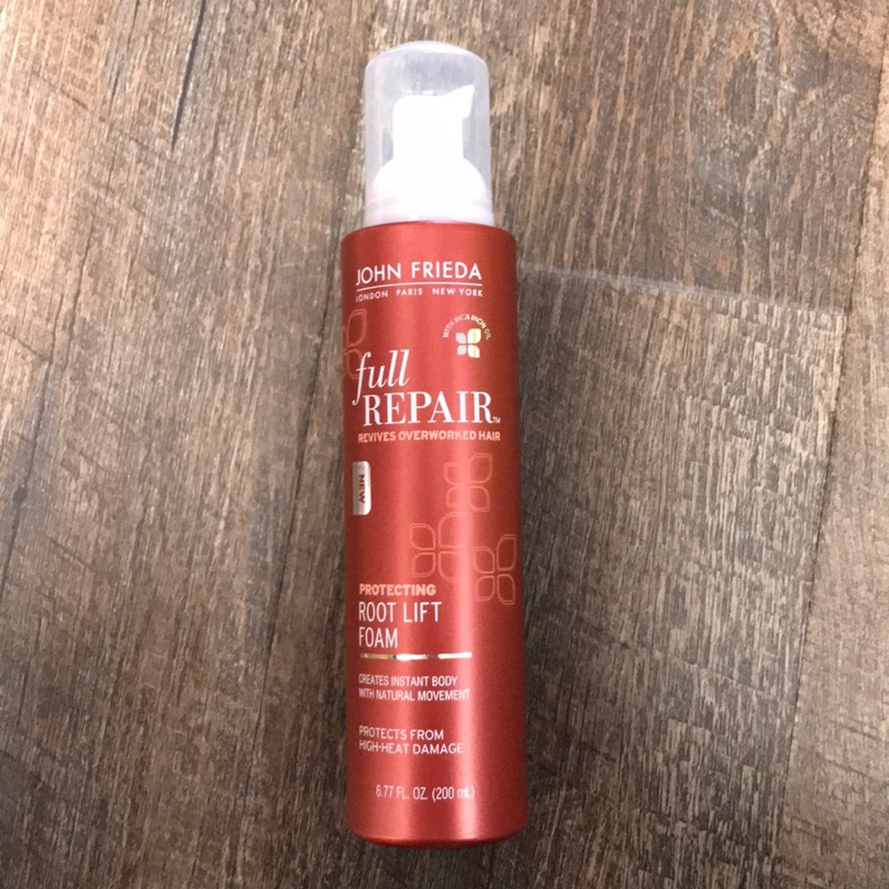 John Frieda protecting root lift foam